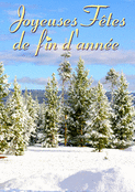 Joyeuses F&ecirc;tes sous les Sapins Enneig&eacute;s